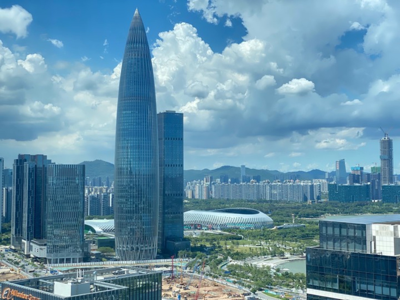 中国华润大厦(春笋)实景图