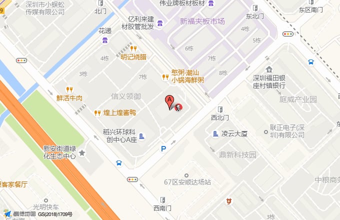 稻兴环球科创中心位置地图