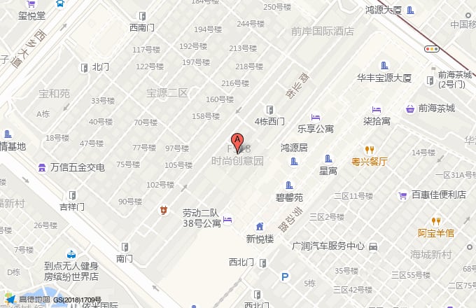 F518时尚创意园位置地图