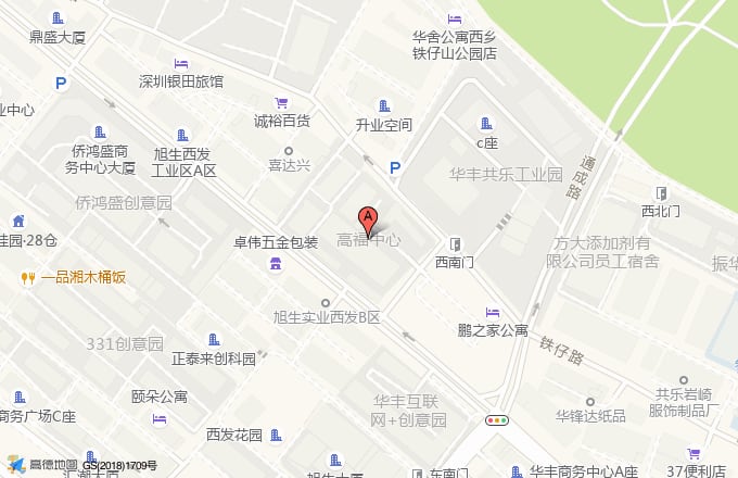 高福中心位置地图