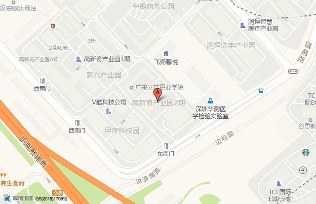 高新奇产业园位置地图