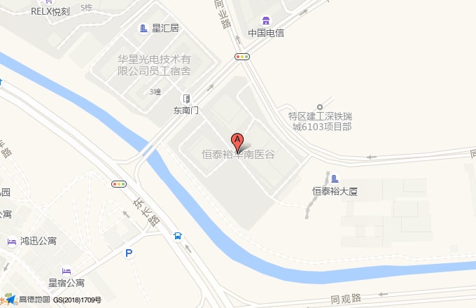 恒泰裕华南医谷位置地图
