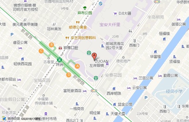 宏发QCC前城中心位置地图