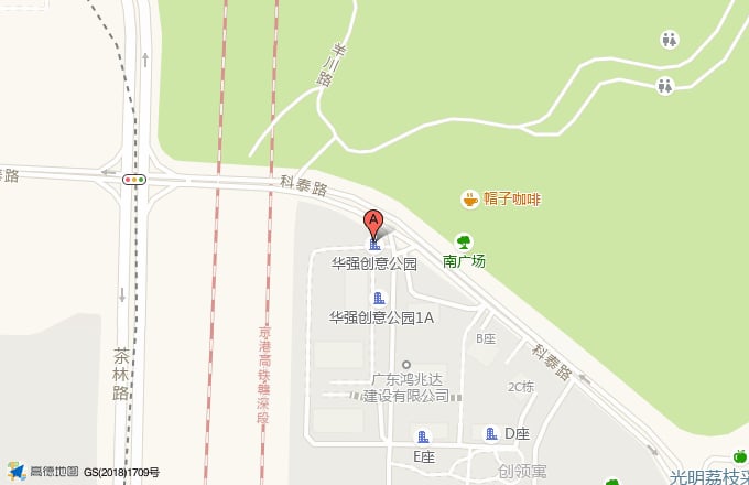 华强创意公园位置地图