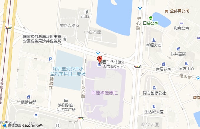 佳漾汇太益国际中心位置地图