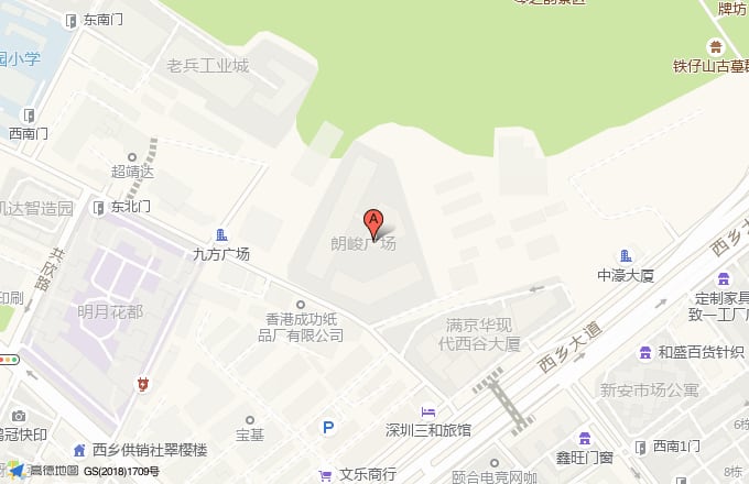 朗峻广场位置地图
