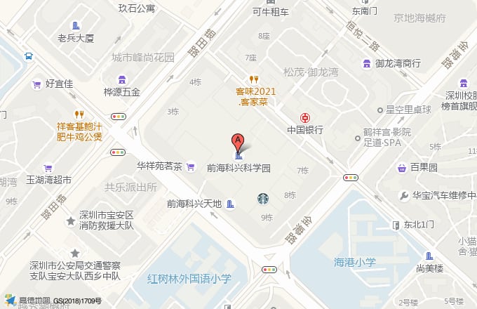 前海科兴科学园位置地图