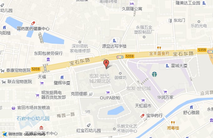 盛荟·世纪荟大厦位置地图