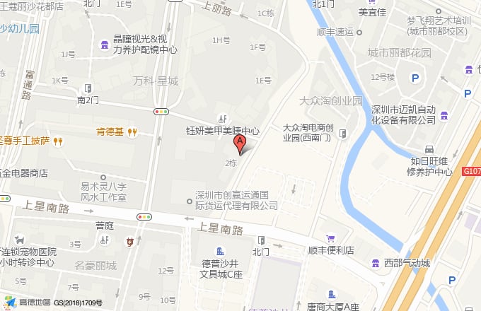 万科星宸位置地图