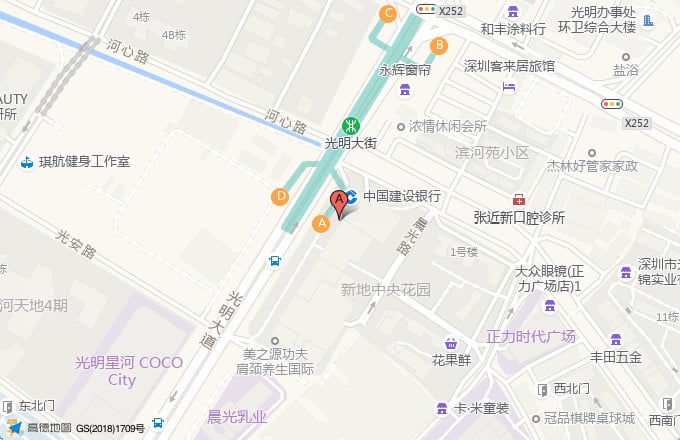 新地中央广场位置地图