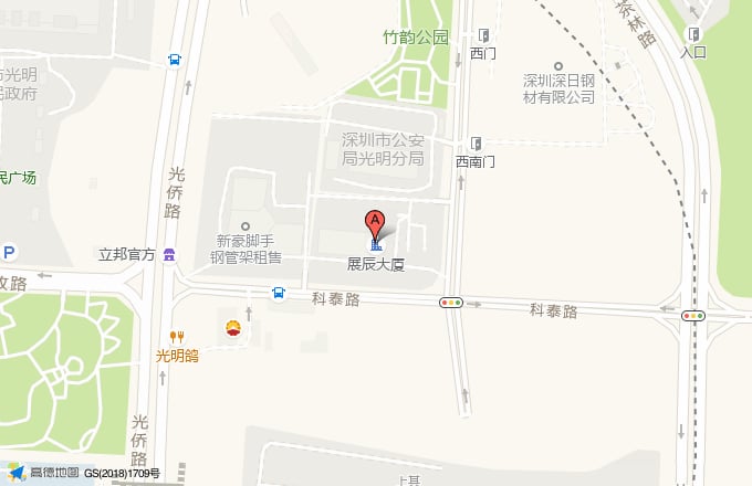 展辰大厦位置地图