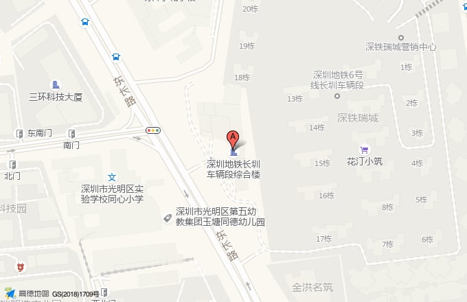长圳深铁大厦位置地图