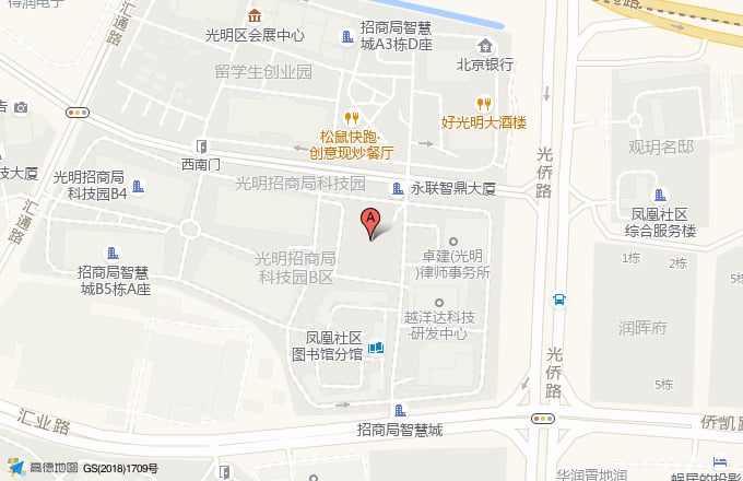 招商局光明科技园位置地图