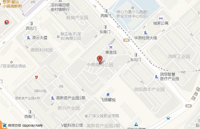 中粮商务公园位置地图