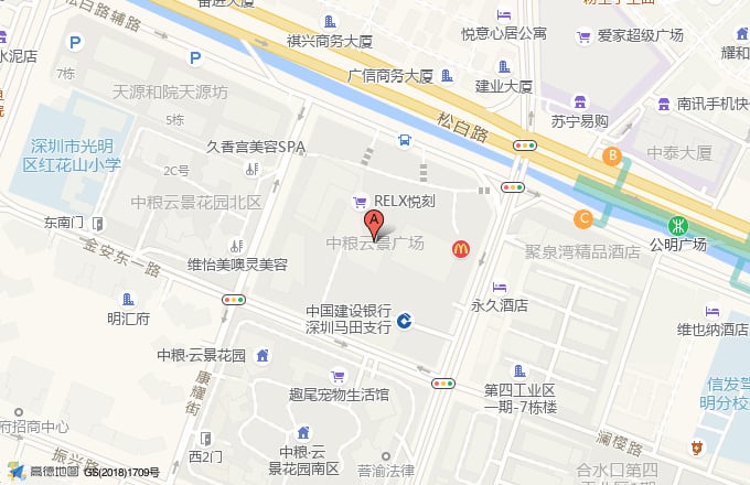 中粮云景广场位置地图