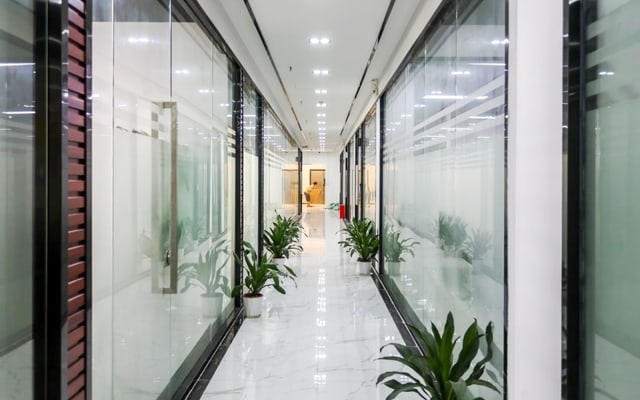深圳园西工业区楼层走廊实拍